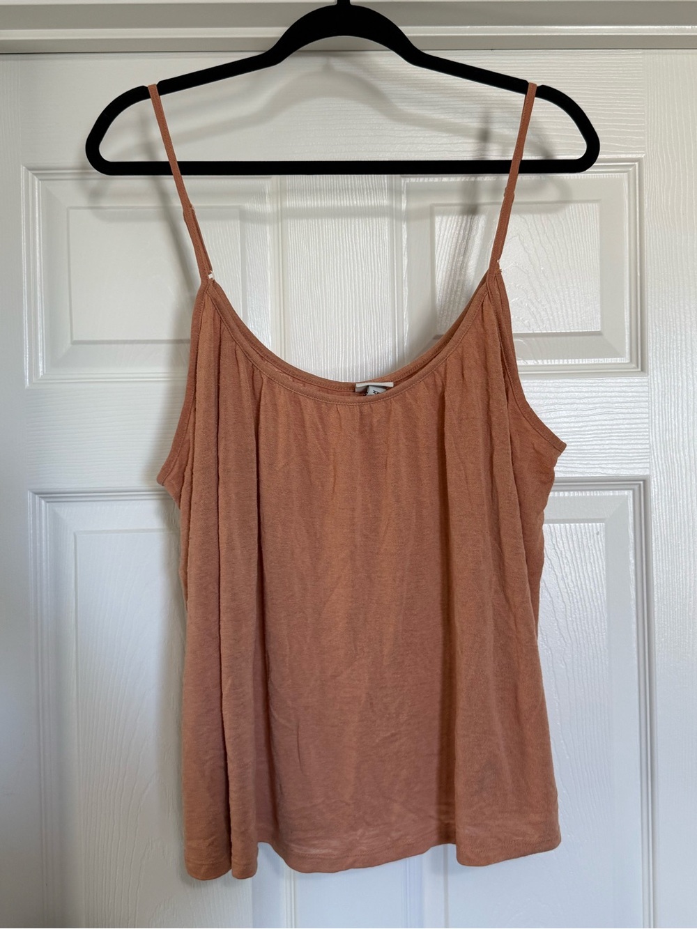 A New Day Peach Flowy Cami Tank Top Adjustable Straps XXL